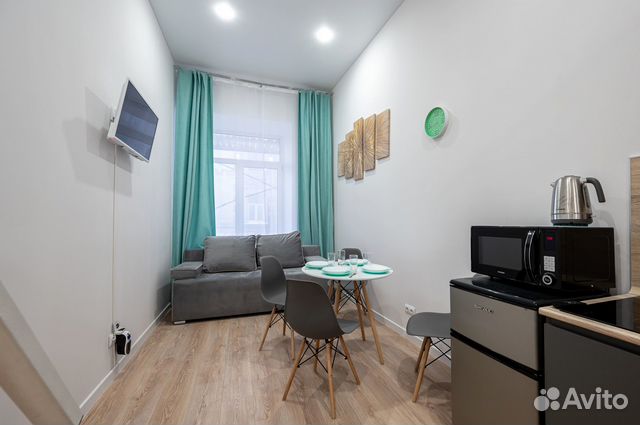 

Квартира-студия, 26 м², 2 кровати
