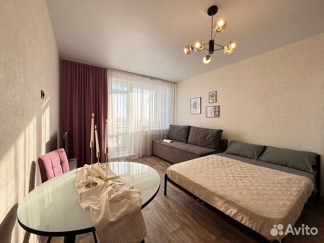 

Квартира-студия, 35 м², 2 кровати