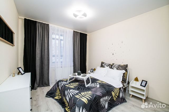 

1-к. квартира, 38 м², 2 кровати