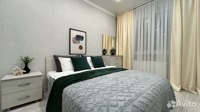 

1-к. квартира, 43 м², 3 кровати