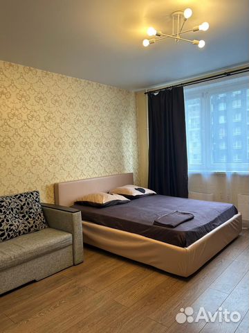 

1-к. квартира, 38,5 м², 3 кровати