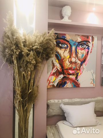 

Квартира-студия, 53 м², 1 кровать
