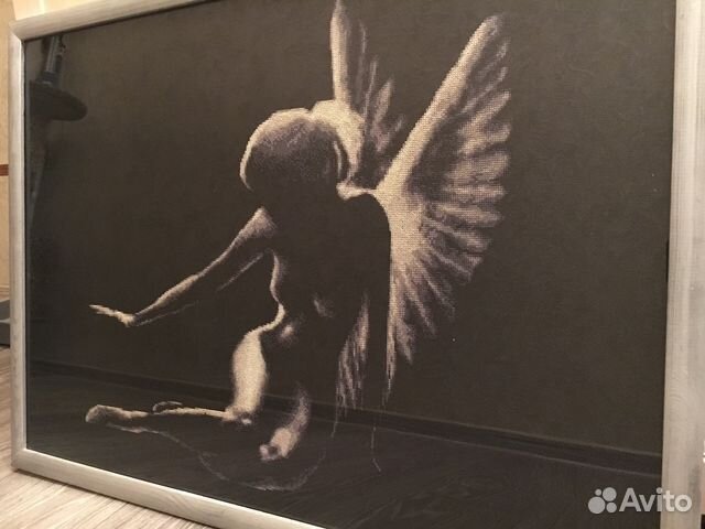 Картина, вышита крестом