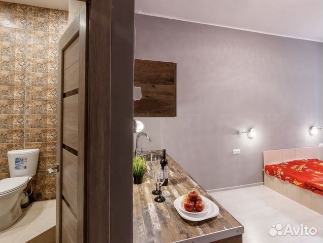 

Квартира-студия, 23 м², 2 кровати