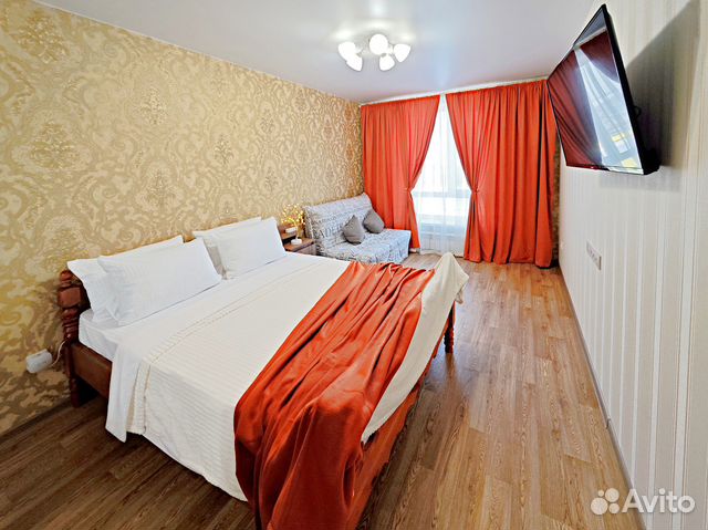 

1-к. квартира, 38 м², 2 кровати