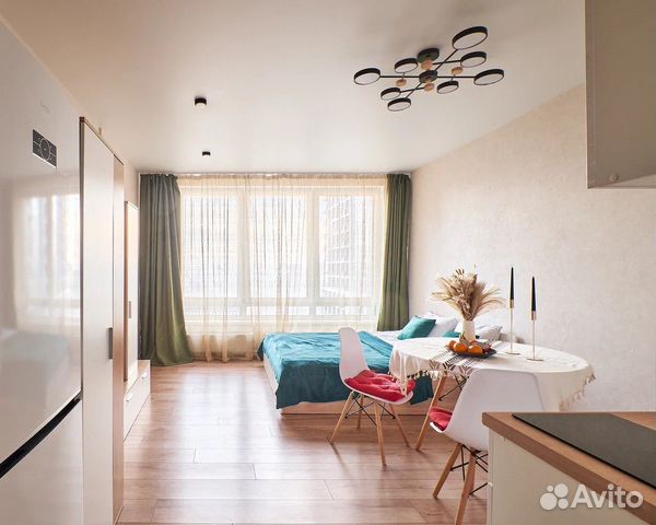 

Квартира-студия, 27 м², 1 кровать
