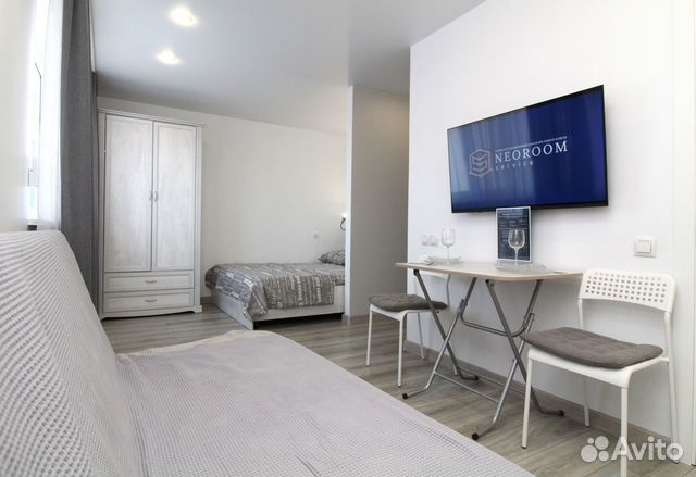 

Квартира-студия, 32 м², 2 кровати