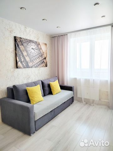 

1-к. квартира, 42 м², 2 кровати