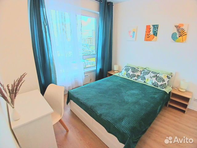 

1-к. квартира, 41 м², 3 кровати