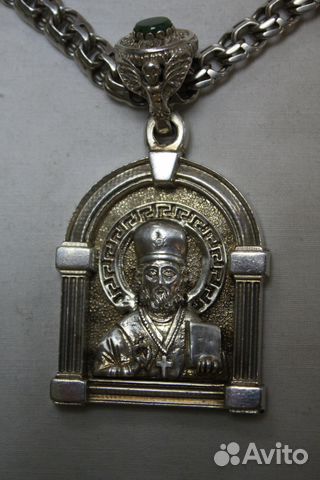 Серебренная цепь с ладонкой Серебренная цепь с ладонкой