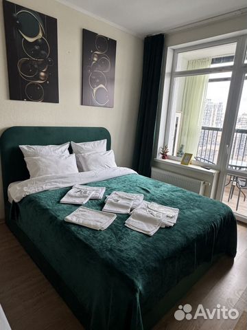 

Квартира-студия, 27 м², 2 кровати