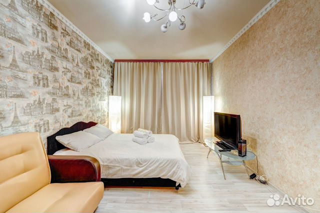 

1-к. квартира, 35 м², 2 кровати