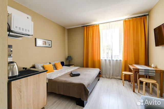 

Квартира-студия, 21 м², 2 кровати