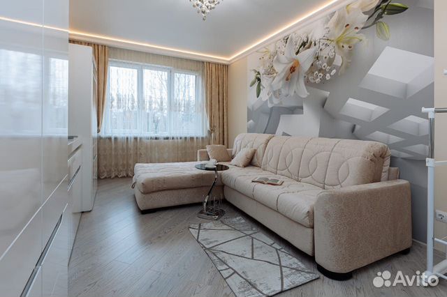 

1-к. квартира, 42 м², 2 кровати