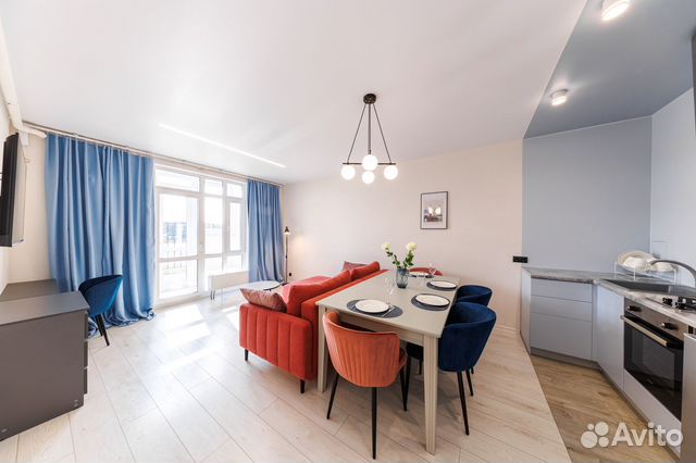 

1-к. квартира, 40 м², 2 кровати