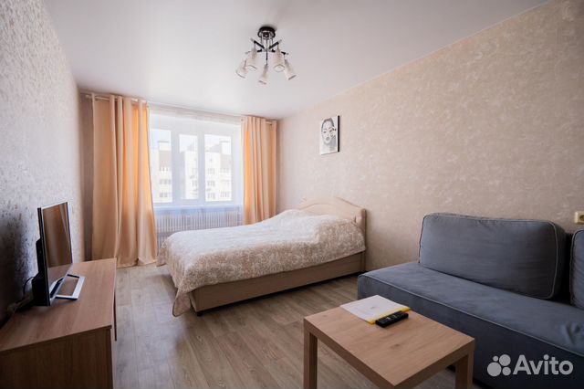

1-к. квартира, 41 м², 2 кровати