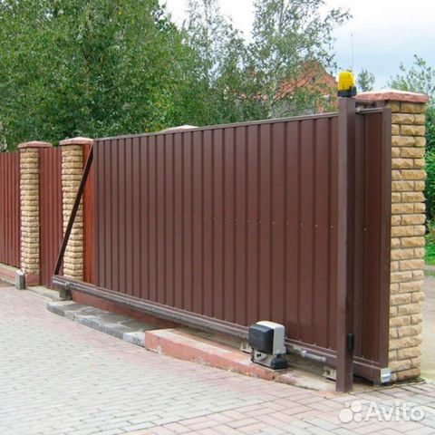 Ворота откатные,заборы