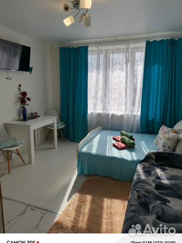 

Квартира-студия, 23 м², 2 кровати