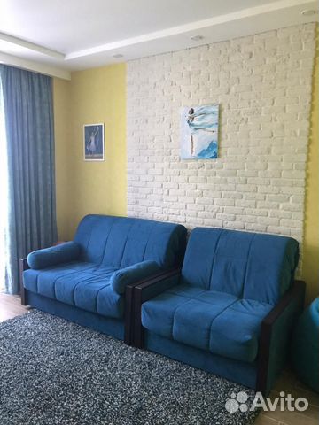 

1-к. квартира, 42 м², 2 кровати