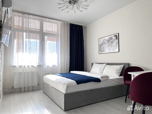 

Квартира-студия, 26 м², 2 кровати