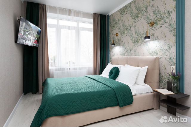 

1-к. квартира, 55 м², 2 кровати