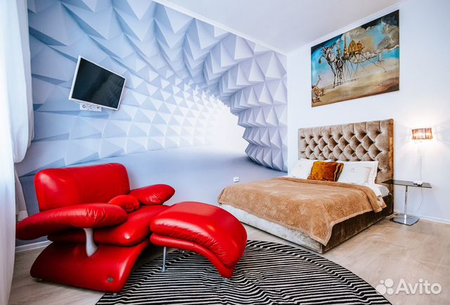 

1-к. квартира, 60 м², 3 кровати