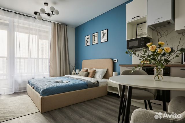 

Квартира-студия, 25 м², 2 кровати