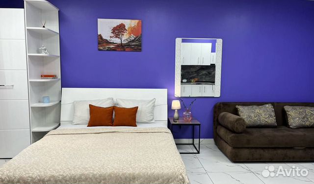 

Квартира-студия, 36 м², 2 кровати