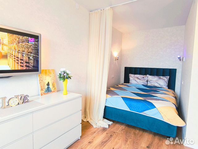 

1-к. квартира, 40 м², 2 кровати