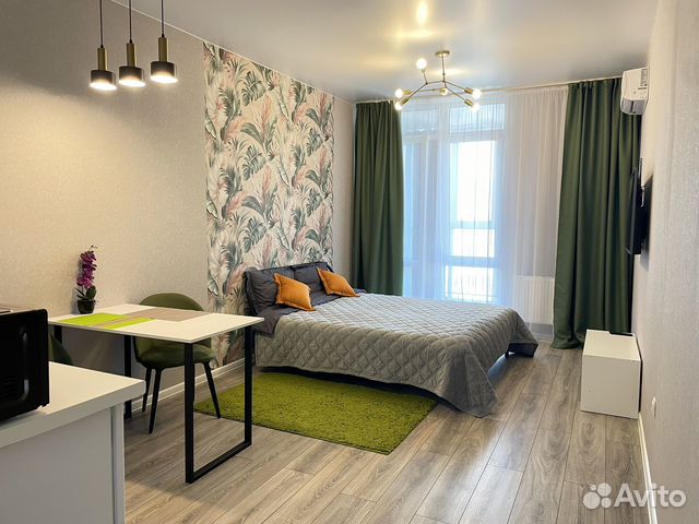 

Квартира-студия, 30 м², 1 кровать
