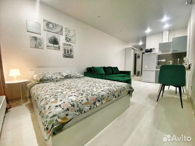 

Квартира-студия, 25 м², 2 кровати