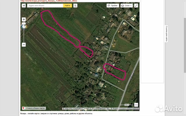 Карта залегощи орловской области