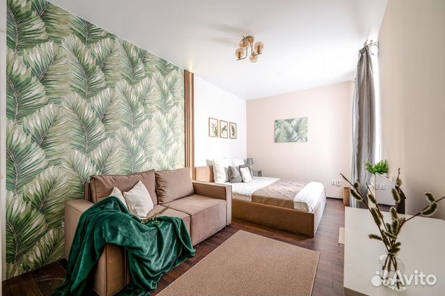 

1-к. квартира, 45 м², 3 кровати