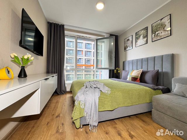 

Квартира-студия, 25 м², 3 кровати