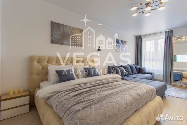 

1-к. квартира, 52 м², 3 кровати