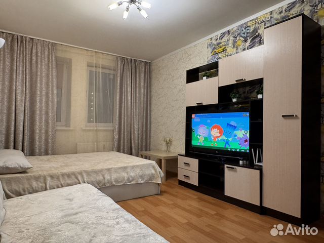 

1-к. квартира, 42 м², 2 кровати