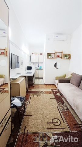 

Квартира-студия, 20 м², 2 кровати