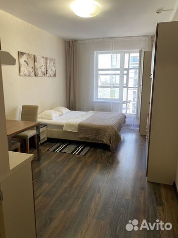 

Квартира-студия, 27 м², 1 кровать
