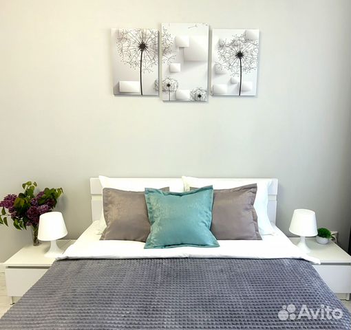 

1-к. квартира, 42 м², 2 кровати