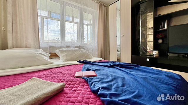 

1-к. квартира, 32 м², 2 кровати
