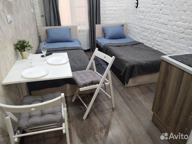 

Квартира-студия, 15 м², 2 кровати