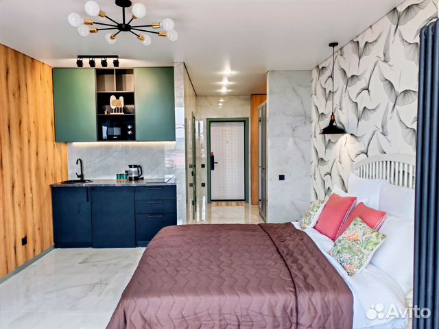

Квартира-студия, 35 м², 2 кровати