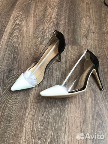 Туфли gianvito rossi черно-белые лодочки росси