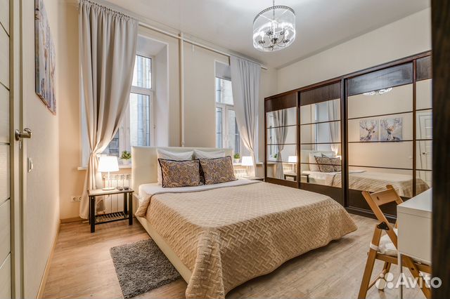

1-к. квартира, 38 м², 2 кровати