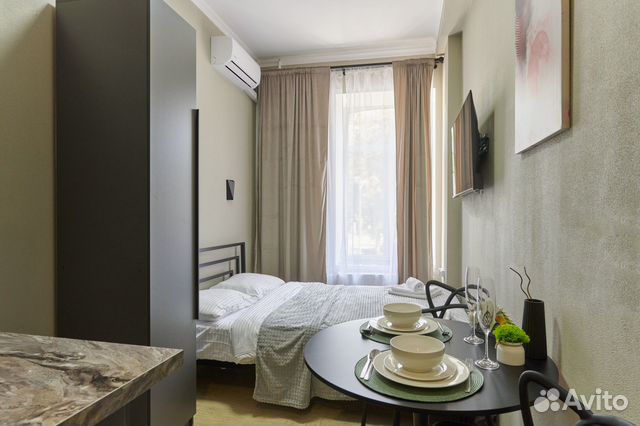 

Квартира-студия, 15 м², 1 кровать