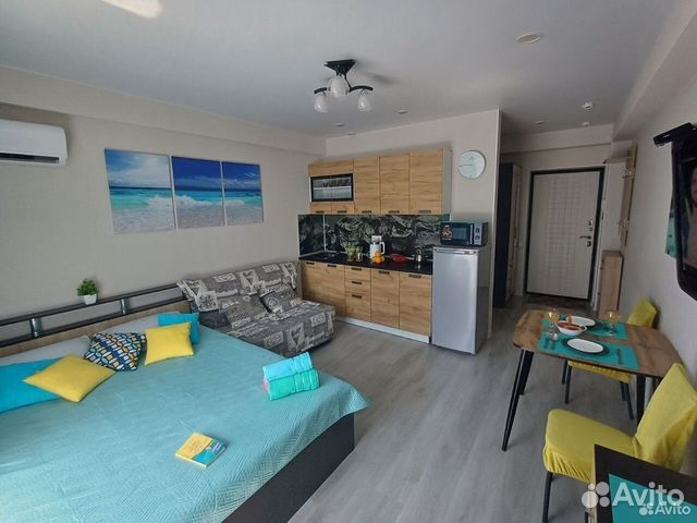 

Квартира-студия, 30 м², 2 кровати