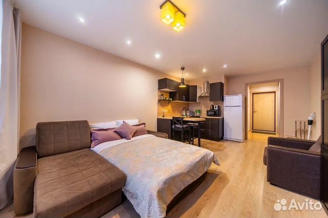 

Квартира-студия, 30 м², 2 кровати