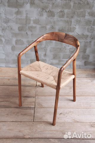 Стул обеденный с плетением из массива Стул обеденный с плетением из массива