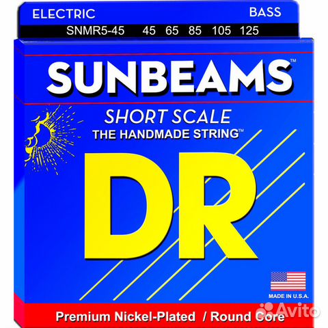 Струны для бас-гитары DR sunbeams 045-125