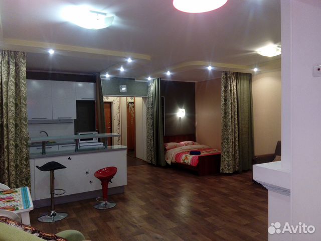 

Квартира-студия, 46 м², 2 кровати